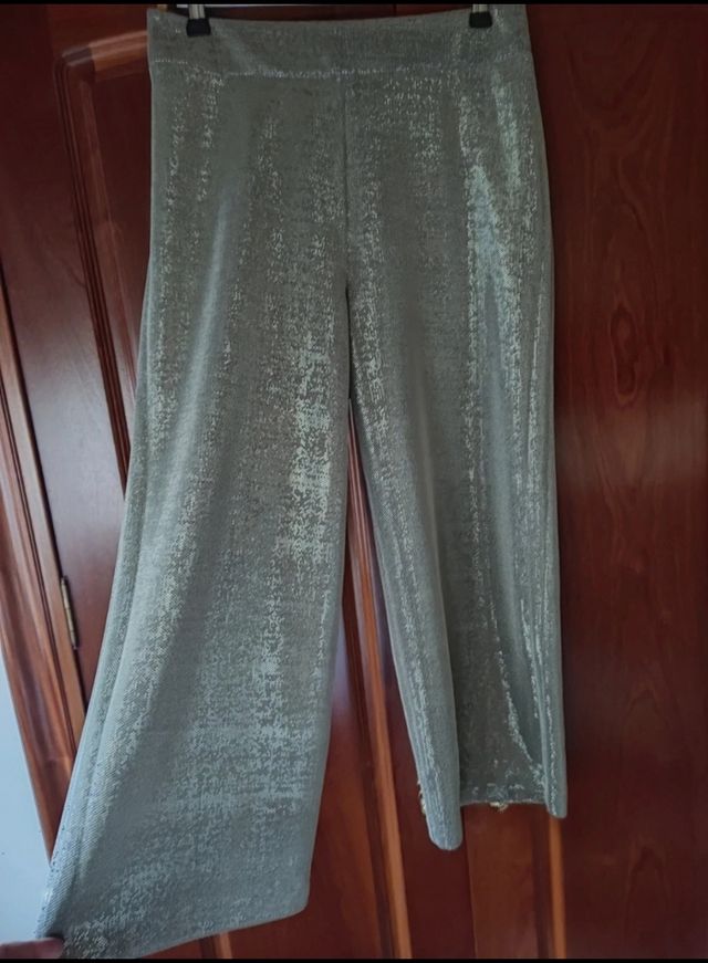 Pantalón dorado palazzo Tintoretto