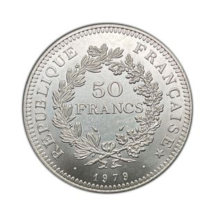 Réplica 50 Francos, Hércules de Dupre. 1979