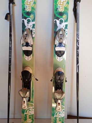 ESQUÍS FREESTYLE 130+ BASTONES+ FUNDA 