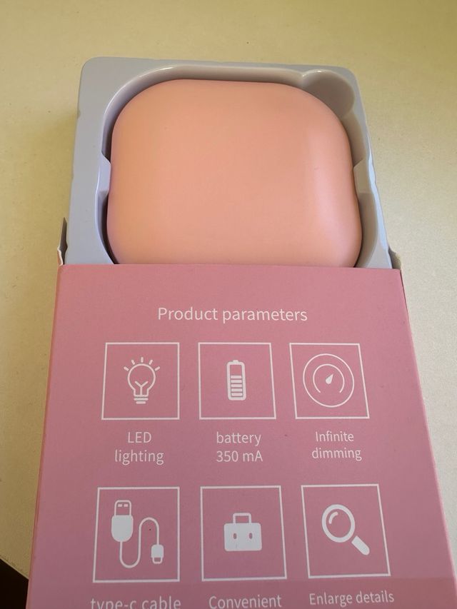 OFERTA Espejo con luces LED Rosa