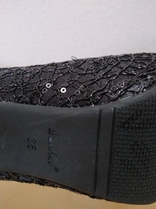Zapatos fiesta mujer tacón lentejuelas n