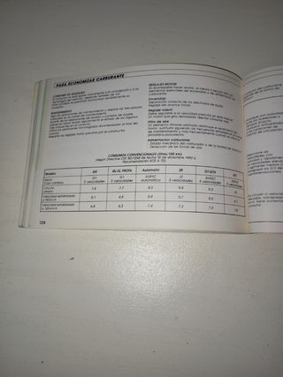 PEUGEOT 309 GTI GT MANUAL DE USO  INSTRUCCIONES 