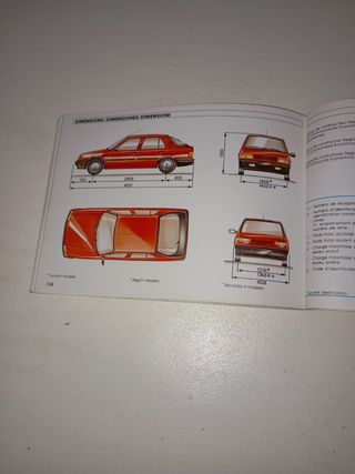 PEUGEOT 309 GTI GT MANUAL DE USO  INSTRUCCIONES 