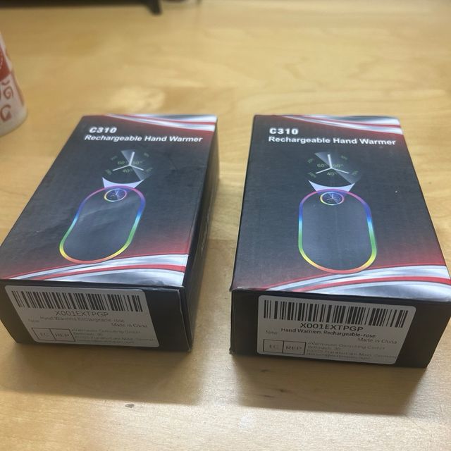 2 x scaldamani ricaricabile potenza C310 10000mAh