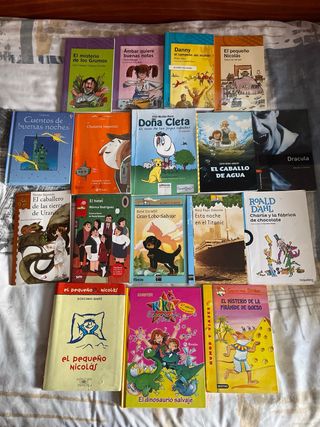 Colección de libros varios