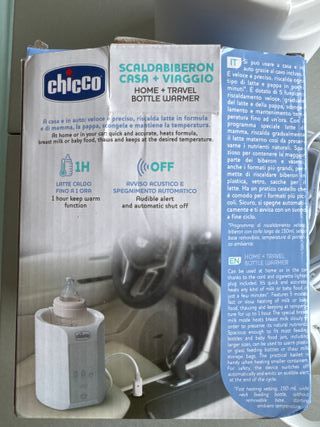 CHICCO: Calienta biberones y potitos. Casa y coche