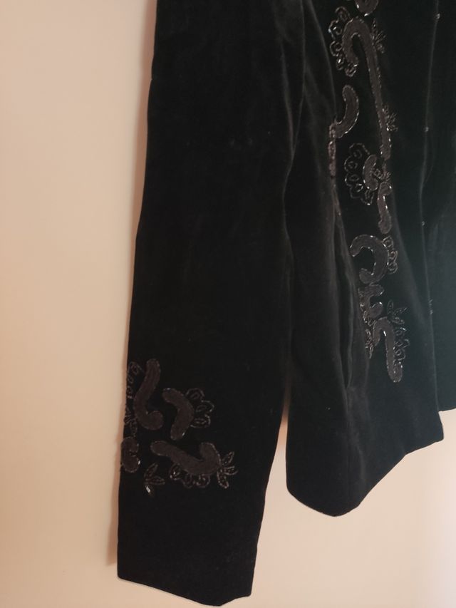 Chaqueta Blazer terciopelo Zara