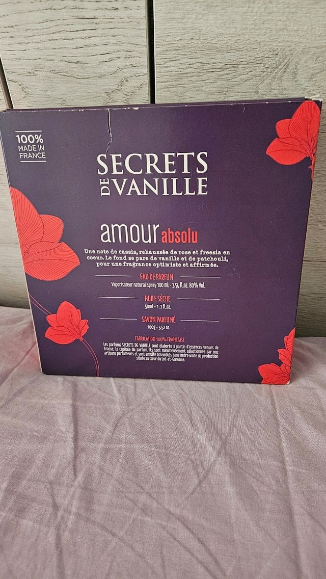 Estuche Eau perfum vainilla