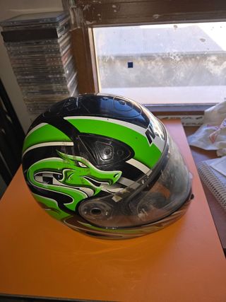 Casco moto.