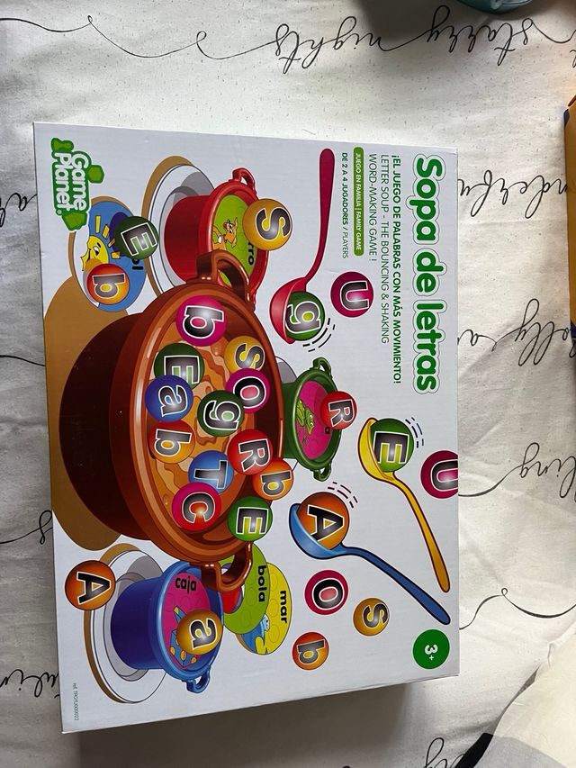 Juego de mesa sopa de letras