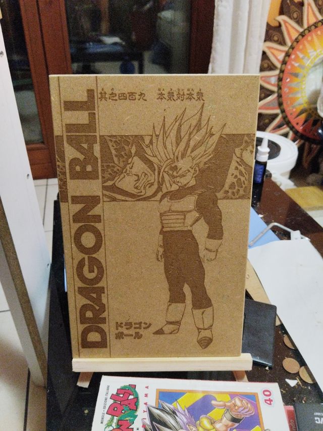 Incisione Dragonball Gohan vs Cell