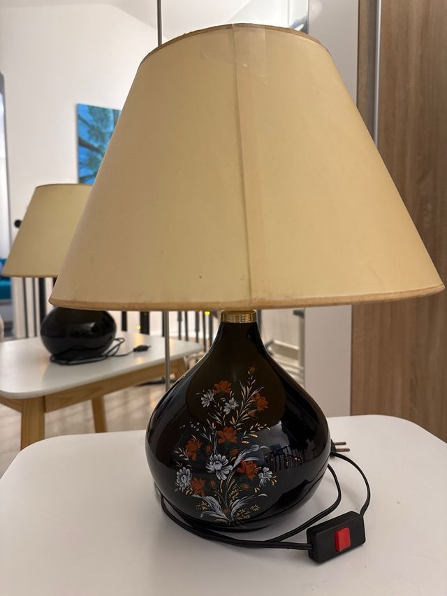 Lampara porcelana china