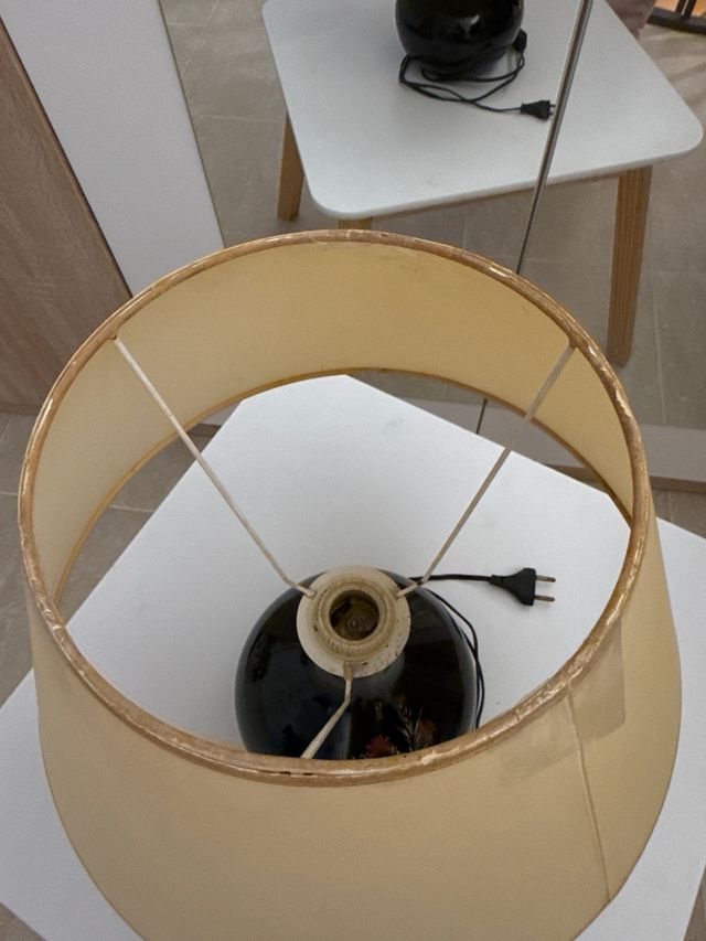 Lampara porcelana china