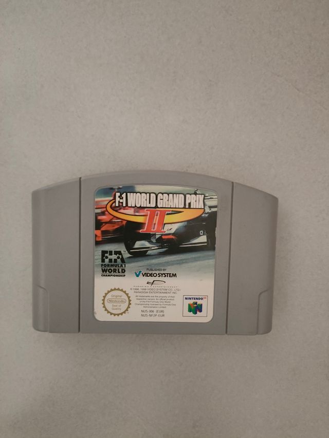 F-1 World Grand Prix 2 y NBA JAM 2000. Nintendo 64