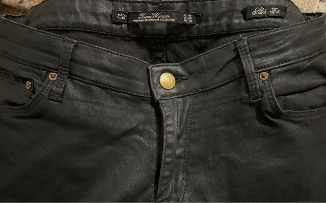 Pantalon negro de paño