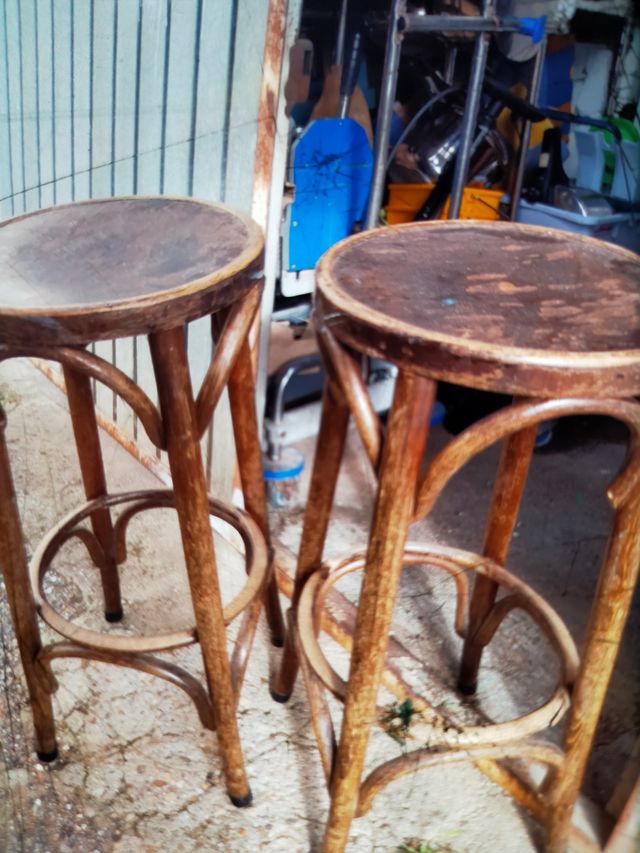 Sillas de madera rusticas