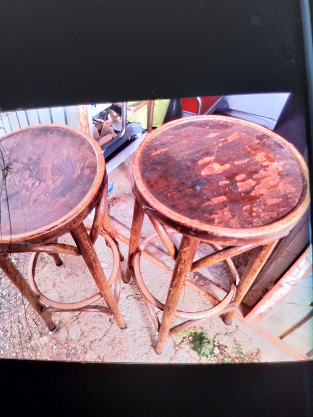 Sillas de madera rusticas