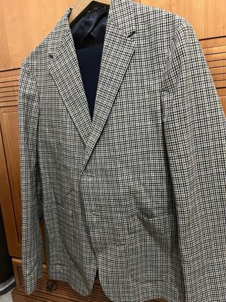 Americana Blazer de cuadros de Zara