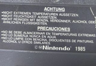 Videojuego Nintendo Shatter Hand 1985