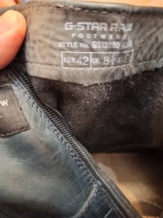 Botas,botines, Gstar,G star, tipo motero.
