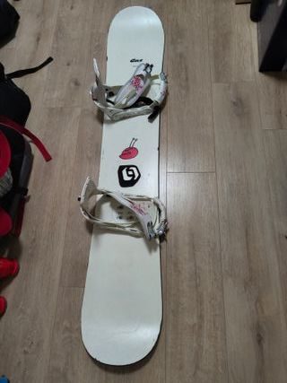 Tabla y botas de snow