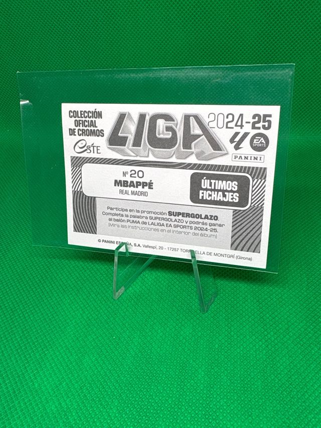 KYLIAN MBAPPE FICHAJE REAL MADRID PANINI