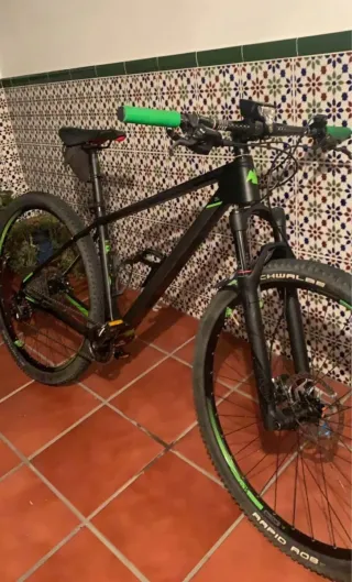 Bicicleta montaña carbono