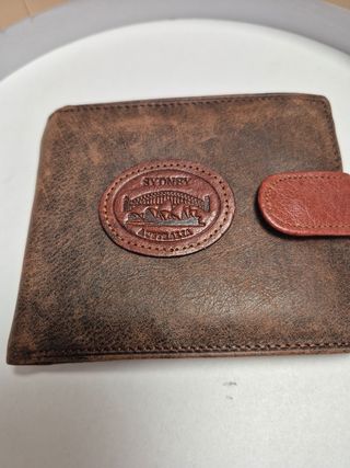 Cartera hombre piel