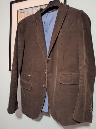 Americana hombre,pana,Massimo Dutti