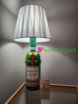 Lampada bottiglia Gin Tanqueray