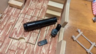 Barco pirata de madera