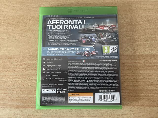 F1 2019 - XBOX ONE