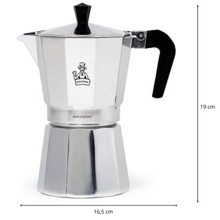 Cafetera Italiana 6 Tazas Gas y Eléctrica (nuevo)