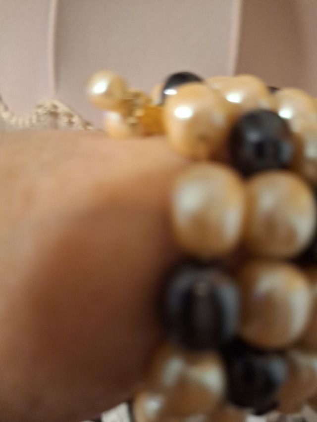 Bracciale con perle a spirale