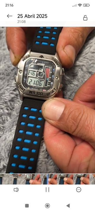 Reloj citizen promaster windsurf D28A