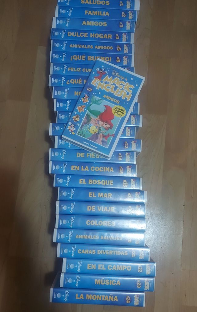 Colección VHS Disney Magic English