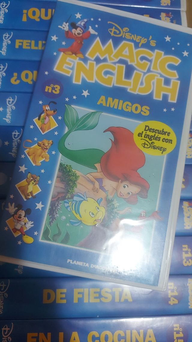 Colección VHS Disney Magic English