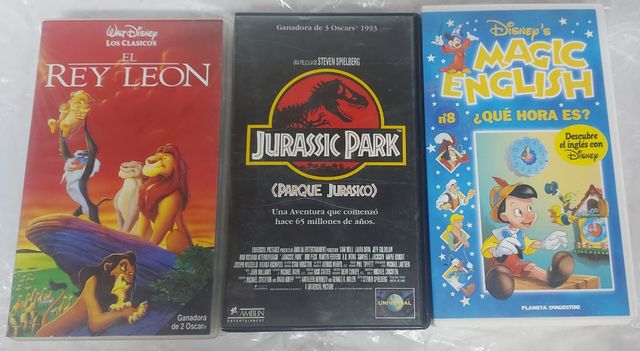 Lote 20 VHS infantil películas