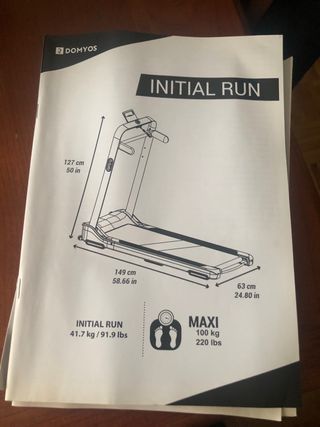 Tapis roulant pieghevole Inicial Run 12 km/h