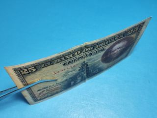 Billete SERIE A de 25 Pts 1.925 Calderón de la Ba