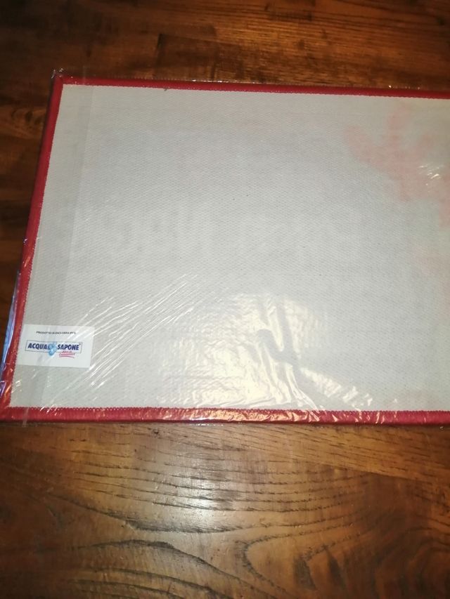 Tappetino natalizio a mo' di cartolina