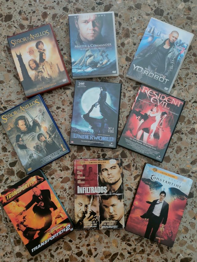Pack películas DVD con steelbooks