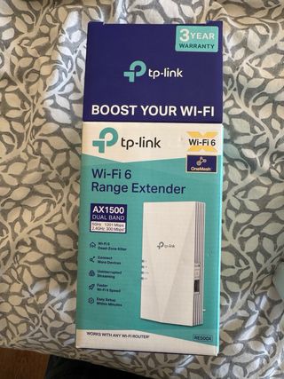 TP-Link RE500X - WIFI 6 Repetidor, AX1500 WiFi