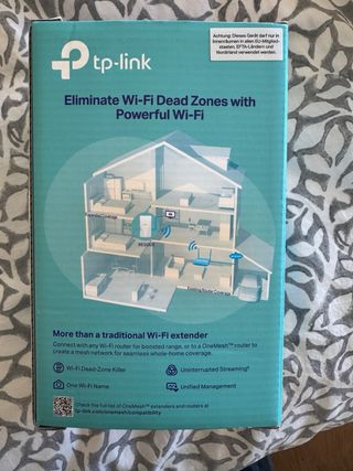 TP-Link RE500X - WIFI 6 Repetidor, AX1500 WiFi