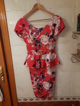 Vestido elegante, fiesta, boda, comunión.