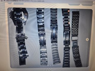 Pulseras relojes acero 