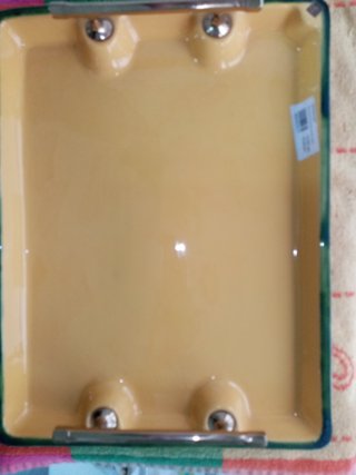 Bandeja Cerámica Lemon Asas Latón Marshall Sevilla
