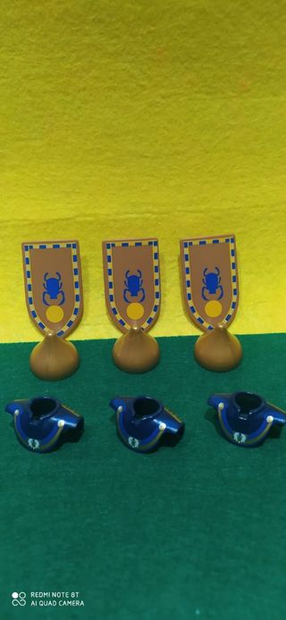 Armadura casco escudo egipcio Belén Playmobil