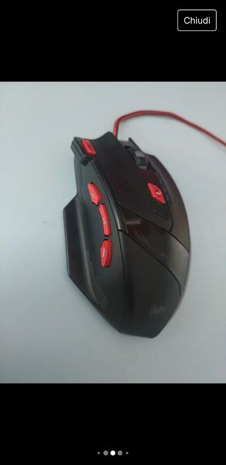 Mouse gaming Zelotes T90 con LED e USB 