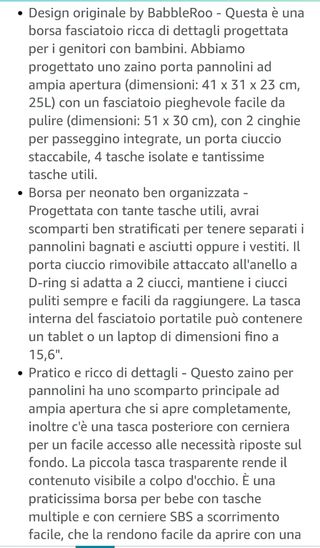 Zaino fasciatoio per neonati 